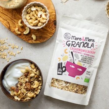 Diet-Food, Bio Granola More&More, Nerkowiec i Morwa Biała, 300 g