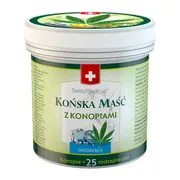 SwissMedicus, końska maść chłodząca z konopiami, 500 ml