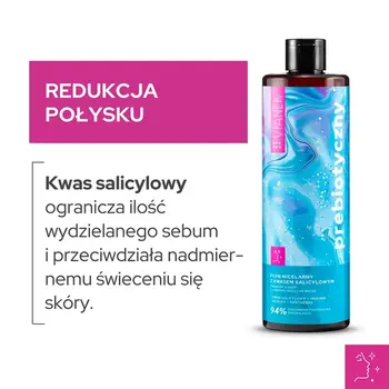 Sylveco Vianek, prebiotyczny płyn micelarny z kwasem salicylowym, 400 ml