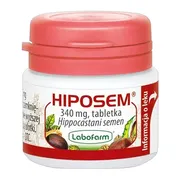 Hiposem, 340 mg, tabletki, 30 szt.