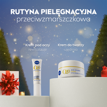 Zestaw Promocyjny, Nivea, Q10 Power Effect, ujędrniający krem na dzień, SPF 15, 50 ml + ujędrniający krem pod oczy, 15 ml