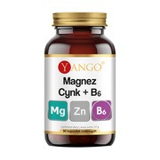 Yango Magnez + Cynk + B6, kapsułki twarde, 90 szt.