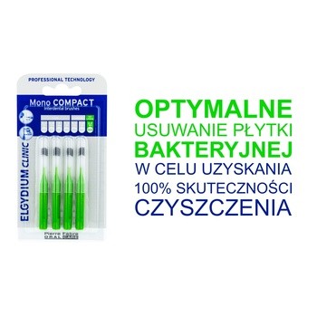 Elgydium Clinic Mono Compact 6, szczoteczka międzyzębowa, 4 szt.