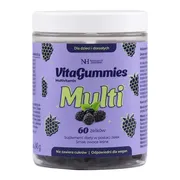 Noble Health VitaGummies MultiVitamin Multi, żelki, smak owoców leśnych, 60 szt.