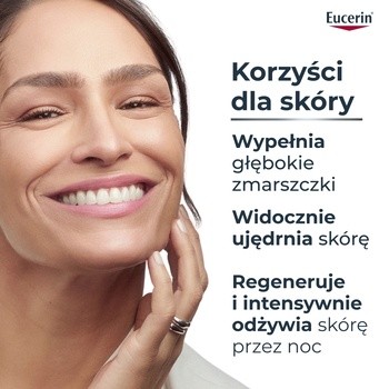 Eucerin Hyaluron Filler, krem na noc przeciwzmarszczkowy, refill, 50 ml