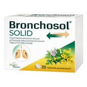 Bronchosol Solid, 75 mg + 37,5 mg, tabletki powlekane, 20 szt.