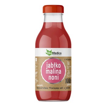 EkaMEdica Jabłko, malina, noni, płyn, 300 ml