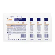 Zestaw 4x DOZ PRODUCT, gaza jałowa, bawełniana, 17-nitkowa, 1 m2
