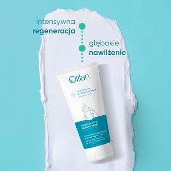 Zestaw Oillan, olejkowy żel do mycia, 400 ml + nawilżający dermo-krem, 200 ml