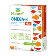 Naturell Omega 3 Kids, żelki, 27 szt