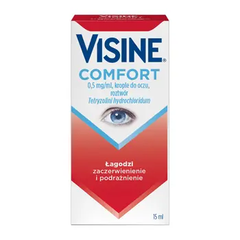 Visine Comfort, 0,5 mg/ml, krople do oczu, 15 ml