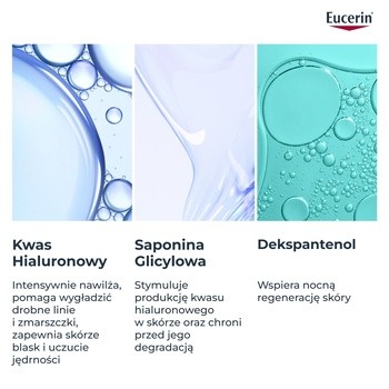Eucerin Hyaluron-Filler, krem na noc z kwasem hialuronowym do każdego typu skóry, przeciwzmarszczkowy, 50 ml