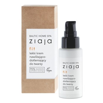 Ziaja Baltic Home SPA Fit, lekki krem nawilżająco-dotleniający do twarzy, 50 ml