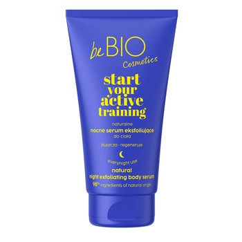 BeBio Start Your Active Training, serum nocne eksfoliujące, 150 ml