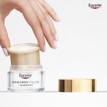 Eucerin Hyaluron-Filler + Elasticity, krem na noc, refill, 50 ml