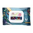 Opharm, nawilżany papier toaletowy, szkolny, 24 szt.