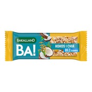 Bakalland Ba!, Kokoś i Chia, baton zbożowy bez dodatku cukru, 30 g