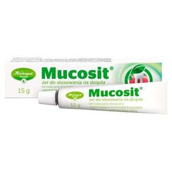 Mucosit, żel do stosowania na dziąsła, 15 g