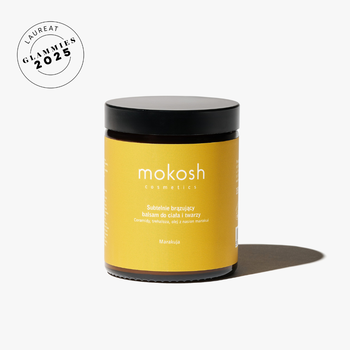 Mokosh, subtelnie brązujący balsam do ciała i twarzy, marakuja, 180 ml