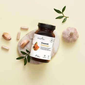 Aura Herbals Czosnek Immuno+, kapsułki, 60 szt.