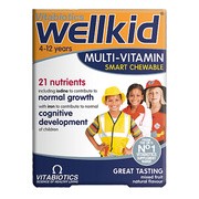 Vitabiotics Wellkid Multi-Vitamin, tabletki do żucia, smak owocowy, 30 szt.