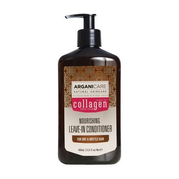 Arganicare Collagen, odżywka dla włosów cienkich, uszkodzonych i łamliwych, 400 ml