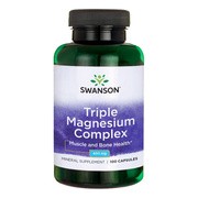 Swanson Triple Magnesium Complex, kapsułki, 100 szt.