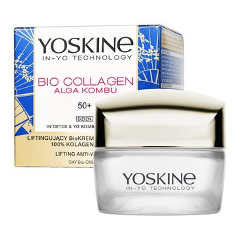 Yoskine Bio Collagen, liftingujący krem do twarzy na dzień 50+, 50 ml