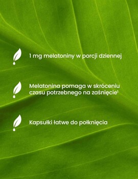 Essensey Melatonina, Szybsze zasypianie, kapsułki, 120 szt.