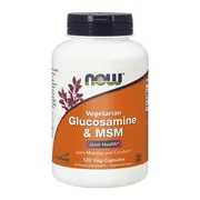 Now Foods, Glucosamine & MSM Vegetarian, kapsułki, 120 szt.