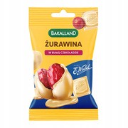 Bakalland, żurawina w białej czekoladzie, 44 g