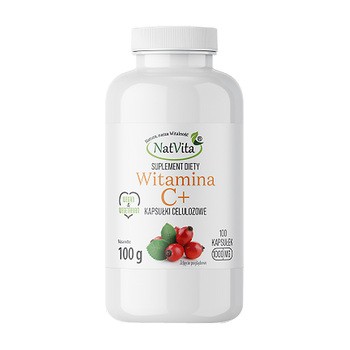 NatVita, Witamina C+ 1000 mg, kapsułki, 100 szt.