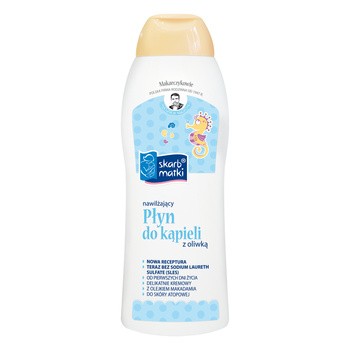 Skarb Matki, płyn do kąpieli z oliwką dla niemowląt i dzieci, 400 ml
