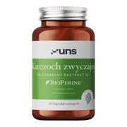 Uns Karczoch zwyczajny + Bioperine, kapsułki, 60 szt.