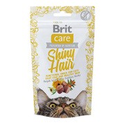 Brit Care Cat Snack Shiny Hair, przysmak dla kotów, 50 g