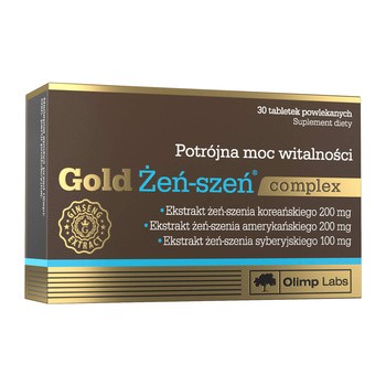 Olimp Gold Żeń-szeń complex, tabletki powlekane, 30 szt.