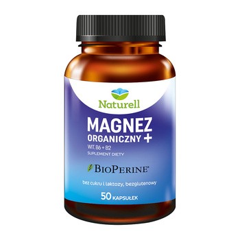 Naturell Magnez Organiczny+, kapsułki, 50 szt.