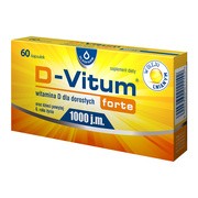 D-Vitum Forte 1000 j.m., kapsułki z witaminą D dla dorosłych, 60 szt.