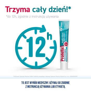 Protefix, krem mocujący, hypoalergiczny, 47g