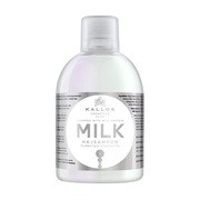 Kallos Kjmn, szampon odżywczy do włosów suchych i zniszczonych, Milk, 1000 ml
