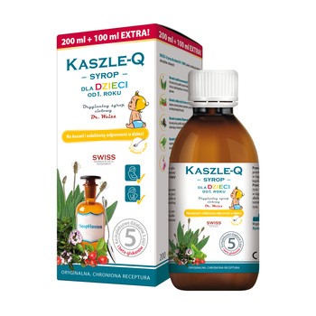 Kaszle-Q, syrop dla dzieci, 300 ml