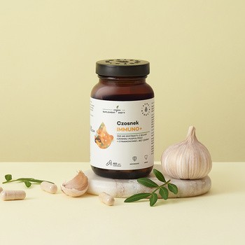 Aura Herbals Czosnek Immuno+, kapsułki, 60 szt.