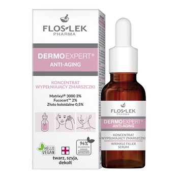 Flos-Lek Pharma Dermoexpert, koncentrat wypełniający zmarszczki, 30 ml