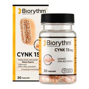 Biorythm Cynk 15 mg, kapsułki o przedłużonym uwalnianiu, 30 szt.