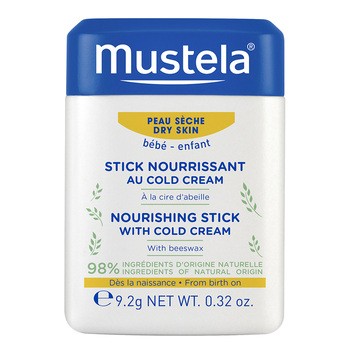 Mustela Bebe-Enfant, sztyft ochronny z Cold Cream i organicznym woskiem pszczelim,  9,2 g