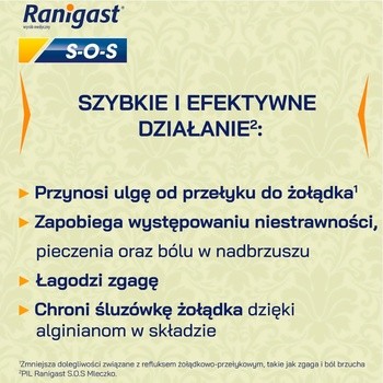 Ranigast S-O-S Mleczko, zawiesina doustna, 200 ml