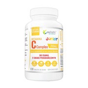 Wish Witamina C Complex Junior 200 mg, tabletki do ssania, 120 szt.