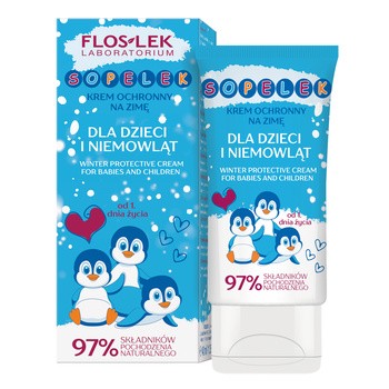 Flos-Lek, Winter Care Sopelek, krem ochronny na zimę dla dzieci i niemowląt, 40 ml