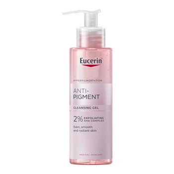 Eucerin Anti-Pigment, żel oczyszczający do twarzy, 2% kompleks kwasów AHA, 400ml
