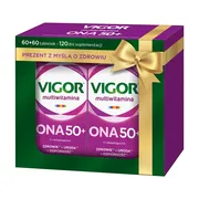 Vigor multiwitamina ONA 50+, tabletki, 2 x 60 szt.